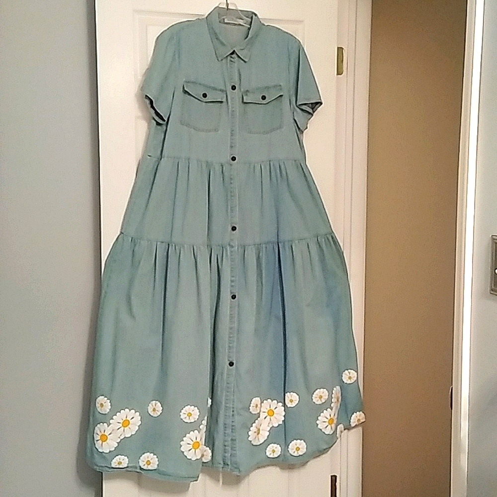 Denim dress